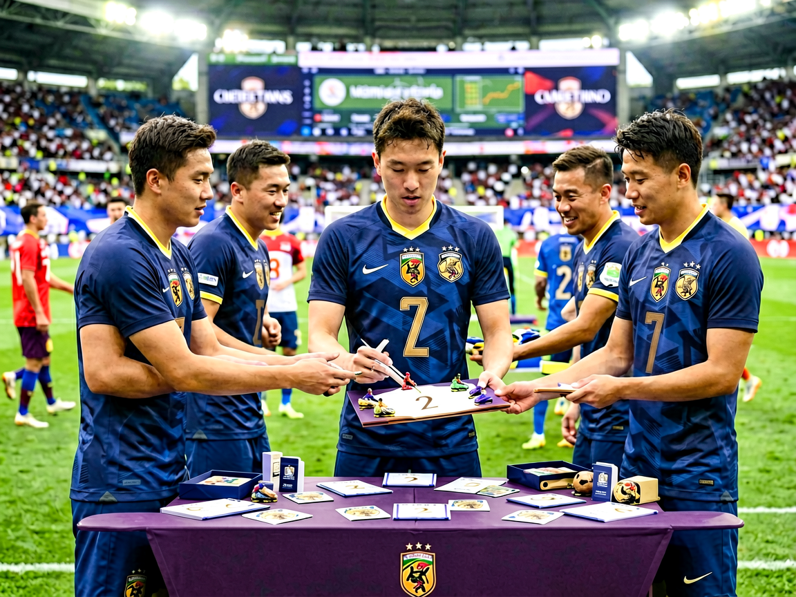 足球转会市场动态，球员加盟新球队的签约仪式